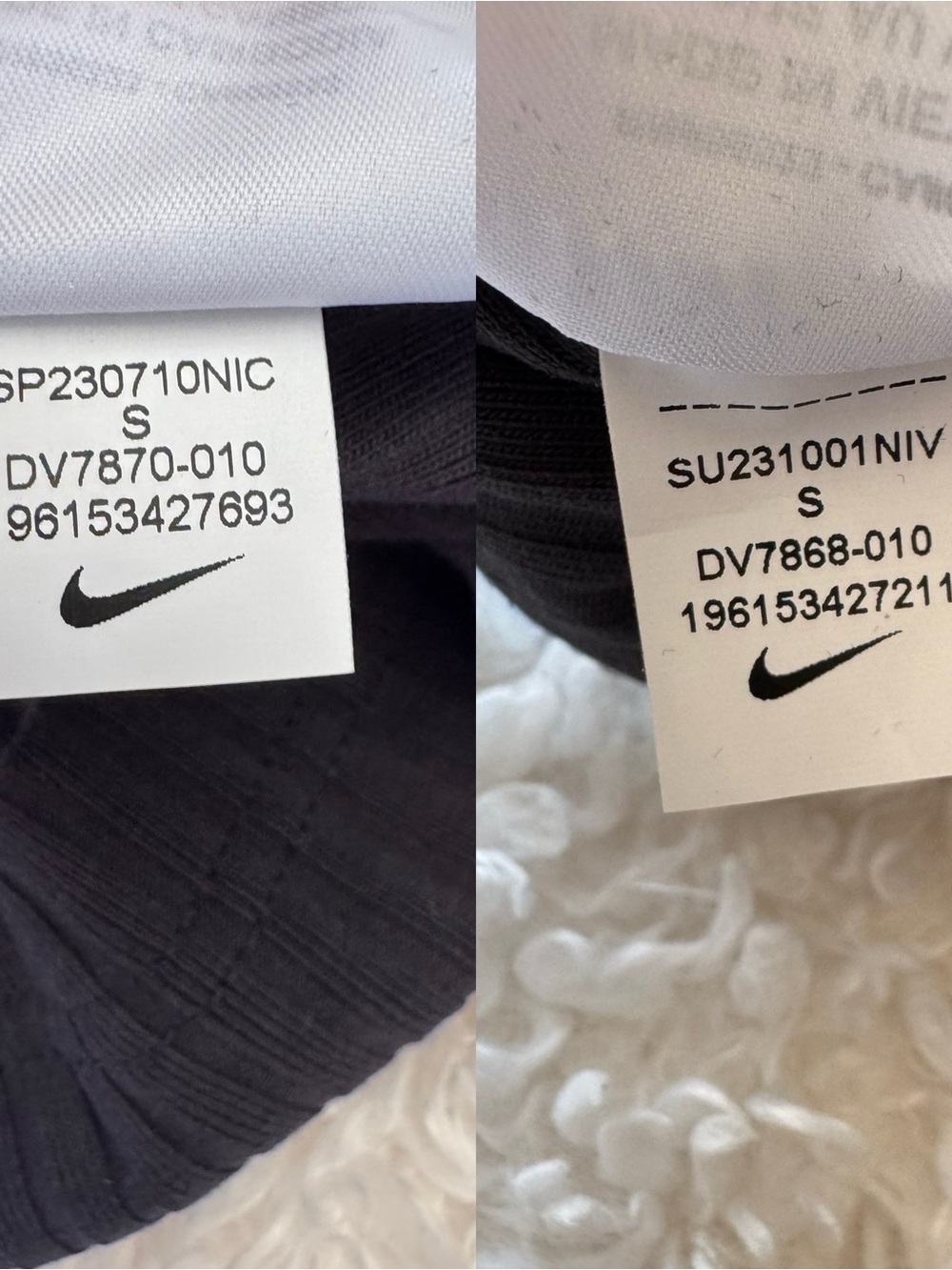 Nike Sportswear High Waisted Ribbed Jersey Pants & Top Set DV7868 DV7870 Small - Picture 11 of 13